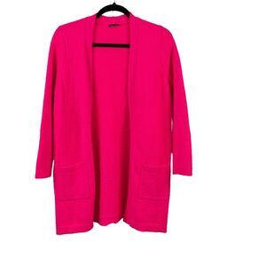 Hot pink open front cardigan size S/M/L